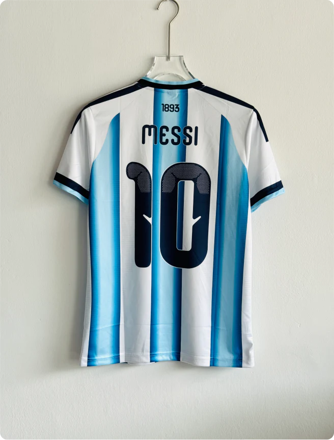 ARGENTINA 2026 HOME KIT MESSI EMBROIDERY PREMIUM
