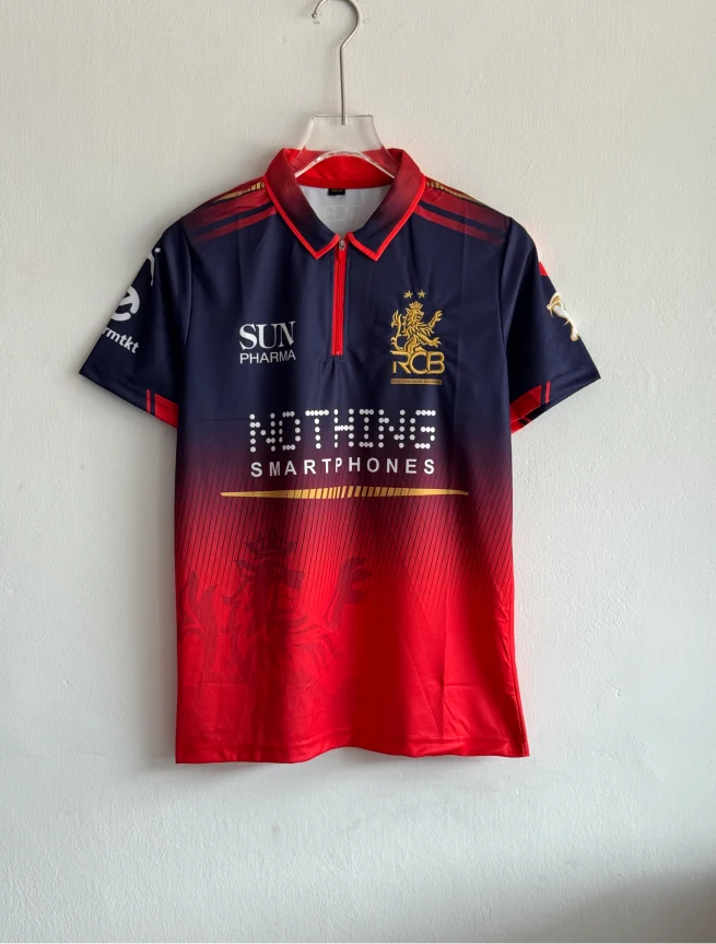 RCB 2026 Virat 2 Star Home Kit Premium Polo