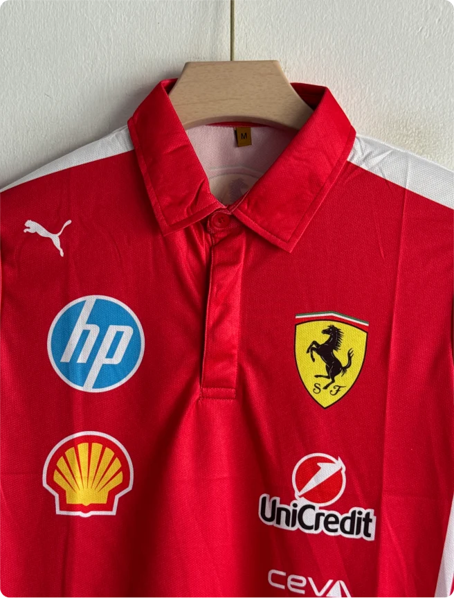F1 Ferrari Scuderia Red Polo Premium